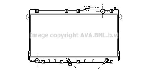 AVA QUALITY COOLING Радиатор, охлаждение двигателя MZ2094